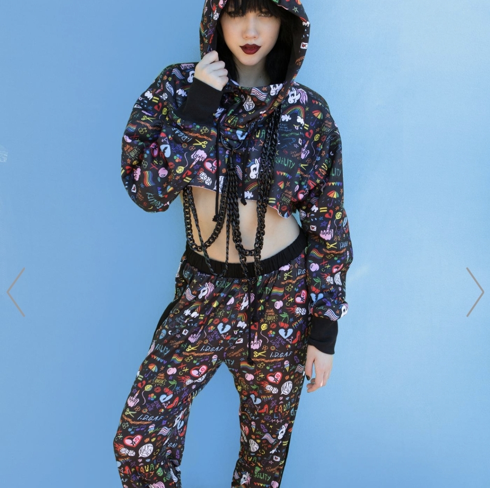 Iconic Chained & Dangerous Gay Pride Hoodie